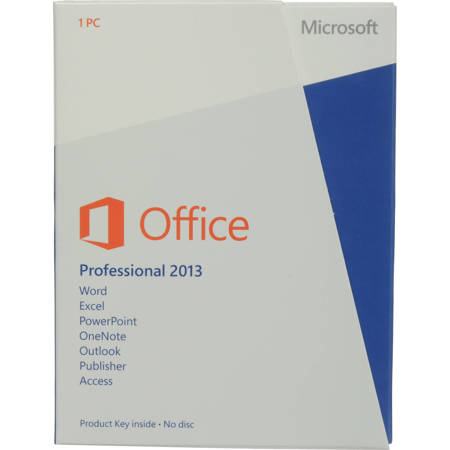 Microsoft Office Professional 2013 32/64-bit, 1 PC