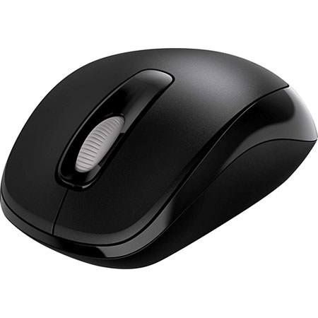 Microsoft Wireless Mobile Mouse 1000, Bluetrack, USB, 1000dpi, 3x Buttons, Black