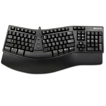 Microsoft Natural Keyboard Elite, PS/2, USB , Black, English (North America) image
