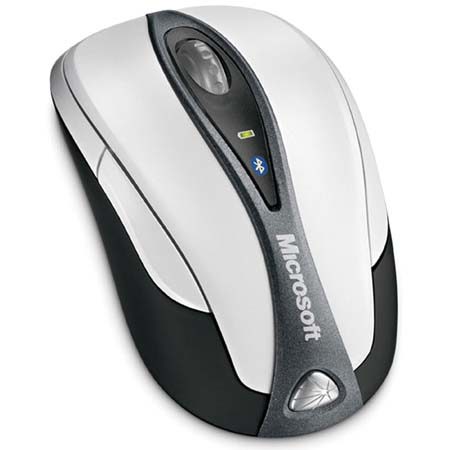 Microsoft Notebook Mouse 5000 for Bluetooth - Black/Silver Finish image