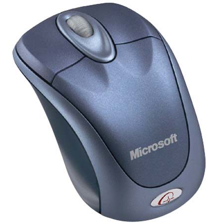 Microsoft Wireless Notebook Optical Mouse for Mac &amp; Windows with USB Interface, Winter Blue. image