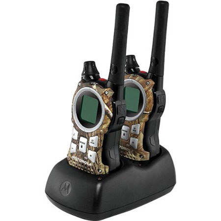 Motorola MR355R Talkabout Two-Way Walkie Talkie Rechargeable Radio Set, 35 Miles Range