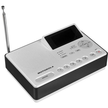 UPC 843677001839 product image for Motorola Desktop Weather Alert Radio, AM FM & Clock with Battery Back Up, Advanc | upcitemdb.com