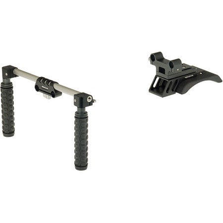 Movcam MOV-SK-KIT1 Shoulder Kit 1 with Shoulder Pad, L-Bracket, Dual Anti-Skid Handgrips