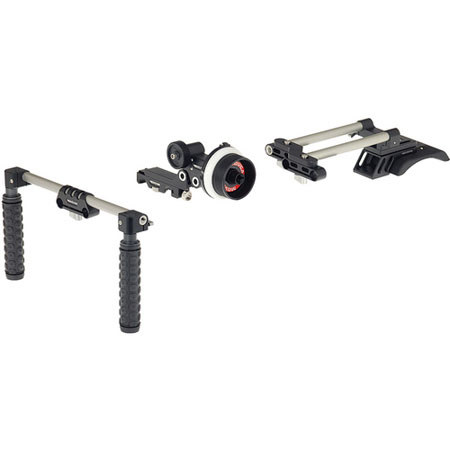 Movcam Shoulder Kit 3, Includes Shoulder Pad, L-Bracket, Dual Anti-Skid Handgrips, Requires 15mm/0.59" LWS