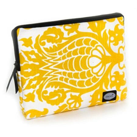 Mod Yellow and White Damask Tablet Sleeve