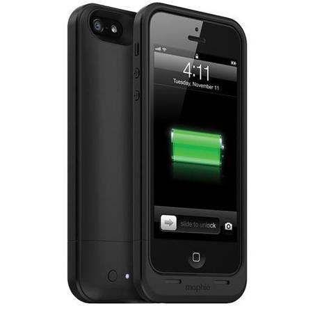Mophie Juice Pack Air Rechargeable External Battery Case for iPhone 5, Black