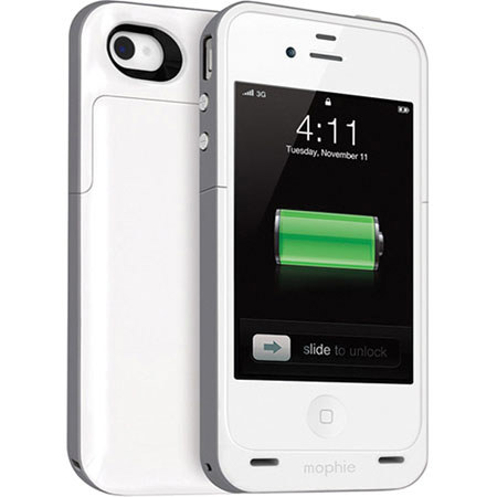Mophie Juice Pack Plus Battery Pack for iPhone 4 & 4S, Gray