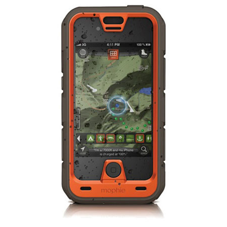 Mophie Juice Pack Pro for iPhone 4/4S, Outdoor Edition Orange