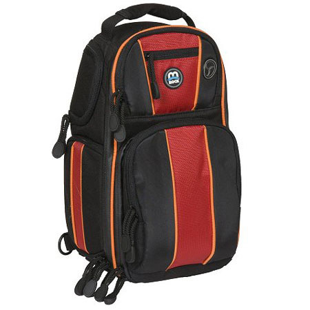 M-Rock Olympic 674 Hybrid Backpack / Sling Bag - Black /Red /Orange image
