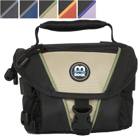 M-Rock Rocky Mountain 646, Digital Camcorder or Compact Camera Case - Black/ Navy/ Grey image