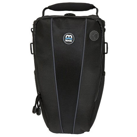 M-Rock Wasatch 654, Top Load Holster Case for Pro Size dSLR Camera with Lens up to 9&quot; attached - Black / Black / Grey image