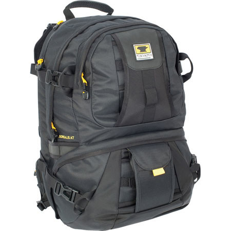 Mountainsmith Borealis AT Recycled Camera Specific Daypack Bag with Hypalon Lens Case Attachment System, Black image