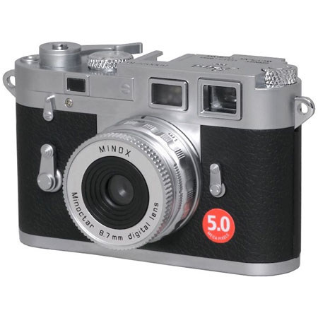 Minox DCC Leica M3 Plus Classic Digital Camera, 5 Megapixel, 4x Digital Zoom, 1.5&quot; LCD Monitor and SD Memory Card image