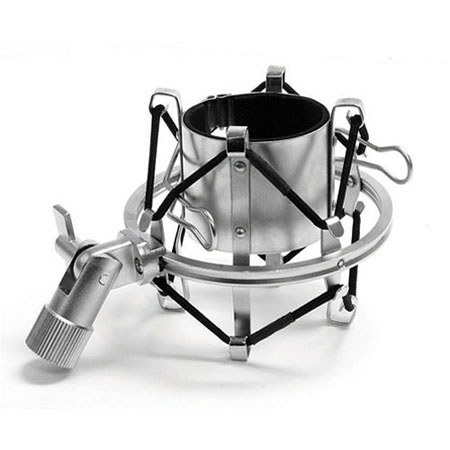 MXL 57-S High-Isolation Microphone Shock Mount, Silver