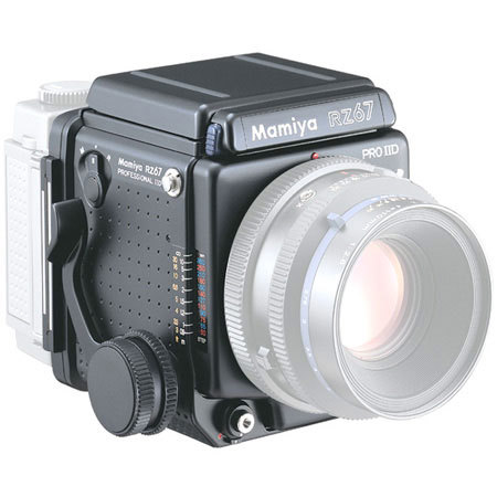 Mamiya RZ67 Pro IID Medium Format SLR Camera Body with Folding Waist Level Viewfinder.