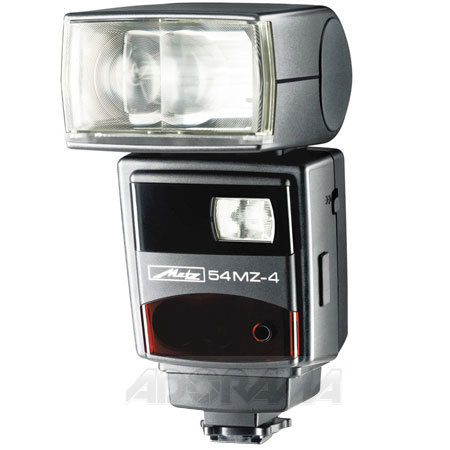 Metz 54 Series MZ-4, TTL Shoe Mount Flash, Non-Dedicated with Standard Shoe, Guide Number 177, ISO 100 ft. image