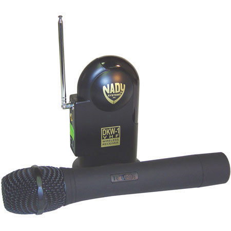 Nady DKW-1 HT VHF Handheld Wireless Mic System with DKW-1 Receiver &amp; WHT-14 Handheld Mic image