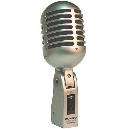 Nady PCM-100 Classic Style, Wired Condenser Microphone with Vintage Retro-look Styling. image