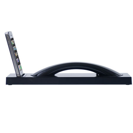 Native Union Curve Bluetooth Wireless Handset and iPhone Dock, Black