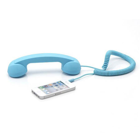 Native Union Retro POP Handset for iPhone/iPad/iPod, Android Phones, Sky Blue