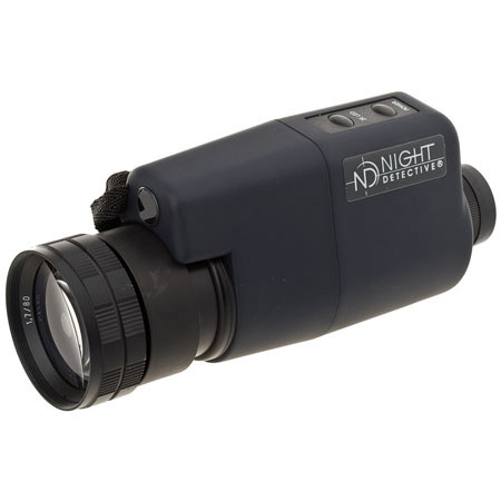 Night Detective Argo 5 Night Vision Monocular, 5x, 100% Waterproof, Marine Blue, Rubberized (Generation 1+ Image Intensifier Tube) image
