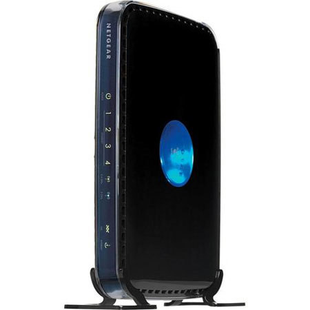 Netgear RangeMax N300 Wireless Dual Band ADSL2 + Modem Router, 144 Mbps Data Rate, 8 Internal Antennas, 4 x RJ-45 10/100 Mbps Ethernet LAN