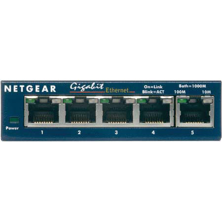 Netgear ProSafe 5-Port Gigabit Ethernet Desktop Switch