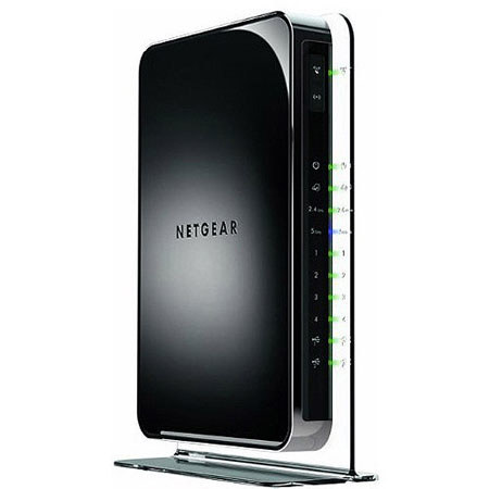 Netgear N900 Wireless Dual Band Gigabit Router, 450Mbps Data Rate, 128MB RAM, 5 x Gigabit Ethernet Ports