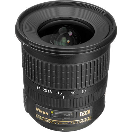 Nikon Nikon 10-24mm f/3.5/4.5G ED-IF AF-S DX Zoom Lens F/DSLR Cameras - Refurbished by Nikon U.S.A.