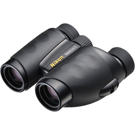 Nikon 10 x 25 Travelite V, Weather Resistant Porro Prism Binocular with 5.0 Degree Angle of View, U.S.A. image