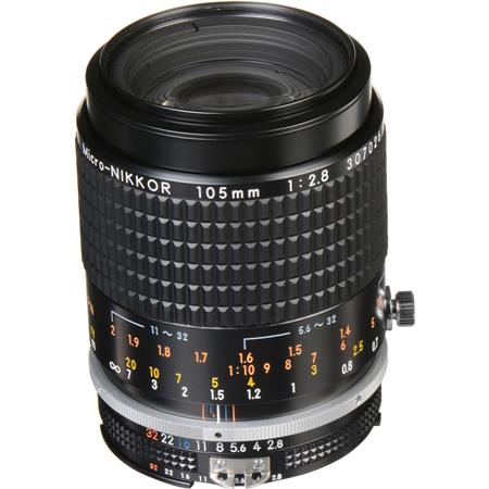 Nikon 105mm f/2.8 Micro-Nikkor AIS Manual Focus Telephoto Lens - U.S.A. Warranty