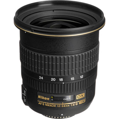 Nikon 12mm - 24mm f/4.0G ED-IF AF-S DX Wide-Angle Zoom-Nikkor Lens for Digital SLR Cameras - Refurbished by Nikon U.S.A image