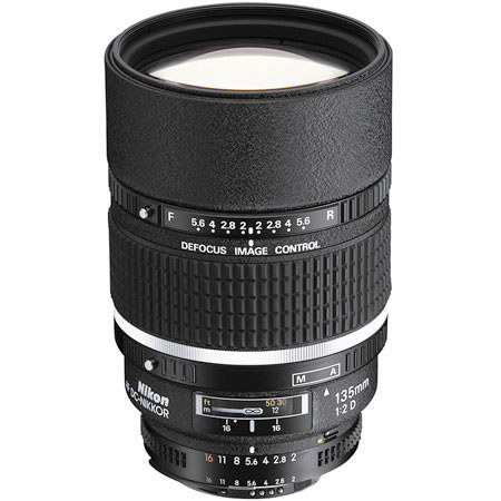 Nikon 135mm f/2 AF-D DC Nikkor Lens - Grey Market