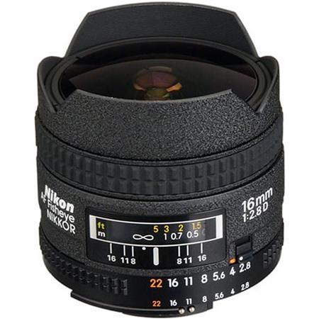Nikon 16mm f/2.8D ED AF Nikkor Lens - U.S.A. Warranty