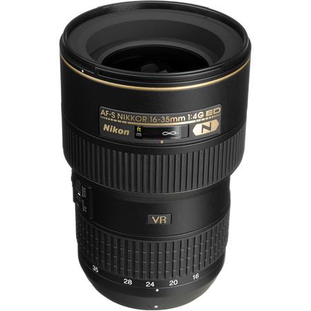Nikon 16-35mm F/4G AF-S ED (VR-II) Vibration Reduction Zoom Lens - U.S.A. Warranty