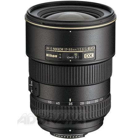 Nikon 17-55mm f/2.8G ED-IF AF-S DX Zoom Lens F/DSLR Cameras - Grey Market