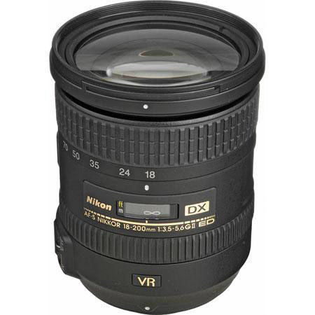 Nikon 18mm - 200mm f/3.5-5.6G ED IF AF-S DX VR II Lens - Refurbished by Nikon U.S.A. image