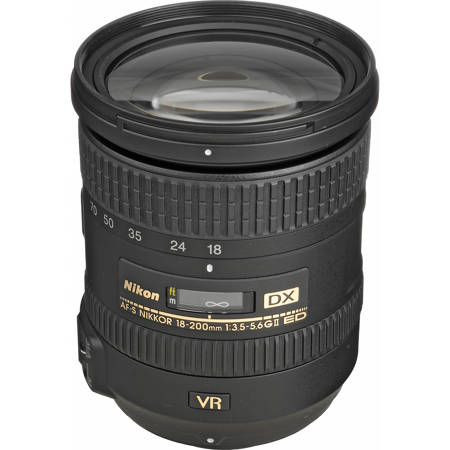 Nikon 18-200mm f/3.5-5.6G ED IF AF-S DX VR II Lens - U.S.A. Warranty