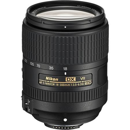 Nikon 18-300mm f/3.5-6.3G ED IF AF-S DX VR Lens - U.S.A. Warranty