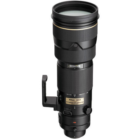 Nikon 200-400mm f/4G IF-ED, AF-S VR Zoom-Nikkor, with Lens Hood and Case - USA image