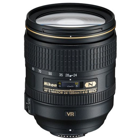 Nikon 24-120mm f/4G ED-IF AF-S VR II (Vibration Reduction) Wide Angle Telephoto Zoom Nikkor Lens - Refurbished by Nikon U.S.A. image