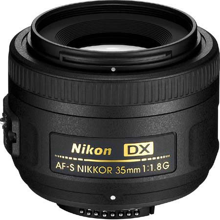 Nikon 35mm f/1.8G AF-S DX Wide Angle Auto Focus Nikkor Lens - Refurbished by Nikon U.S.A. image