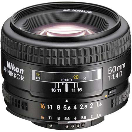 Nikon 50mm f/1.4D Auto Focus AF Nikkor Lens - Refurbishbed by Nikon U.S.A. image