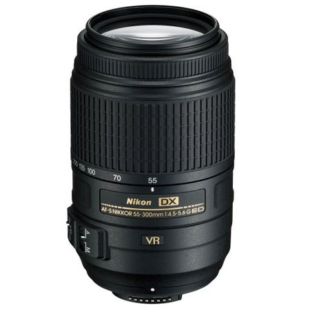 Nikon 55 - 300mm f/4.5-5.6G ED AF-S DX VR II (Vibration Reduction) Lens - Refurbished by Nikon U.S.A. image