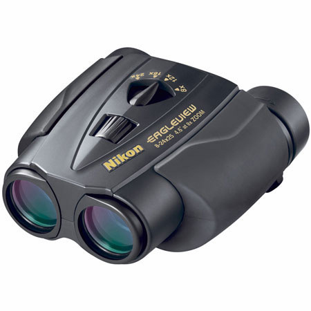 Nikon 8 - 24 x 25 EagleView Zoom, Weather Resistant Porro Prism Binocular with 4.6 Degree Angle of View at 8x, Black, U.S.A. image