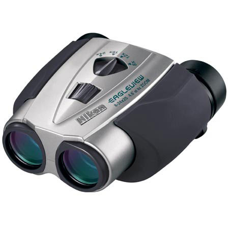 Nikon 8 - 24 x 25 EagleView Zoom, Weather Resistant Porro Prism Binocular with 4.6 Degree Angle of View at 8x, Silver, U.S.A. image