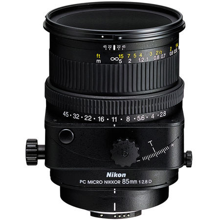 Nikon 85mm f/2.8 PC Micro-Nikkor Telephoto Manual Focus Lens with 5 Year U.S.A. Warranty image