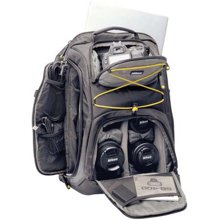 Nikon Digital SLR System &amp; 17&quot; Laptop Backpack, Color; Dark Gray image