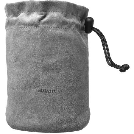 Nikon CL-S2 Fabric Lens Pouch for 12-24mm, 18-35mm AFD, 24-85mm AF-D, 24-120mm AFS, 28-200mm AF-G, 14/2.8 AFD image